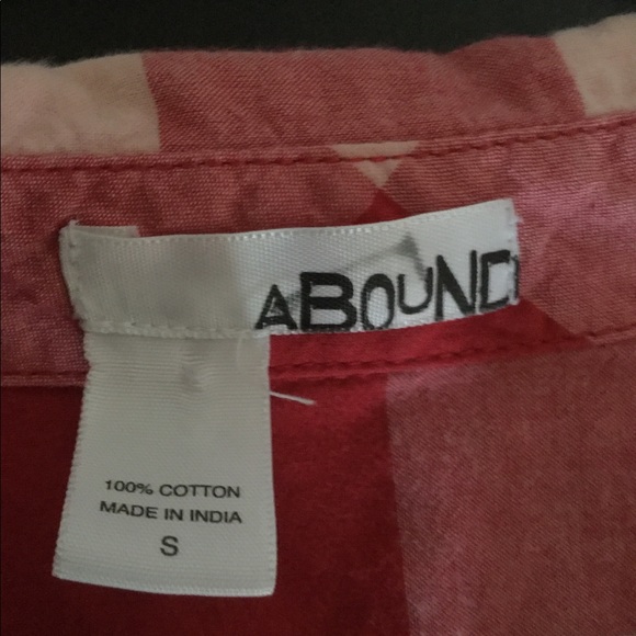 Abound Red Flannel Size S - Picture 3 of 3